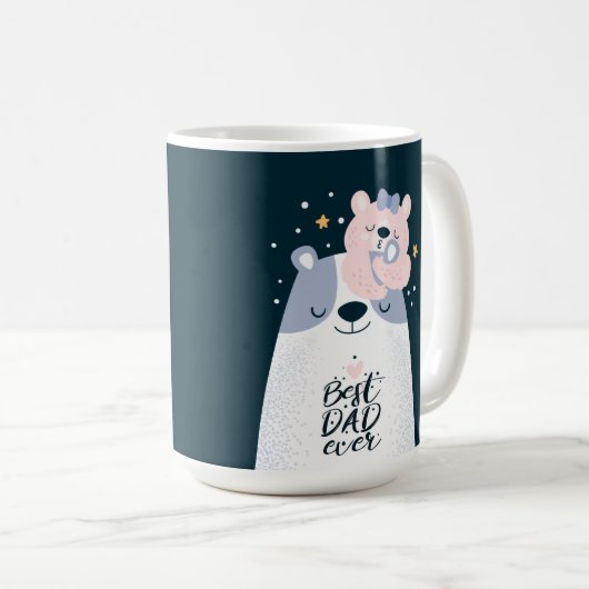 Bester Vater je Kaffeetasse (VorderseiteRechts)