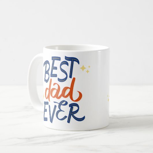 Bester Vater je Kaffeetasse (Vorderseite Links)