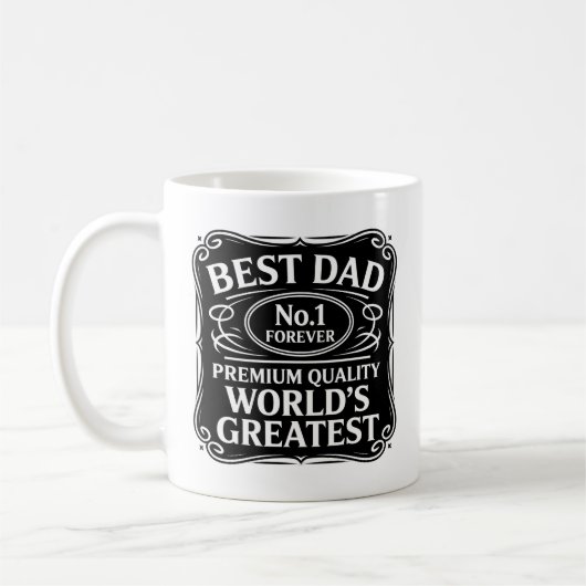 Bester Vater je Kaffeetasse (Links)