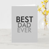 Bester Vater je Karte (Gelbe Blume)