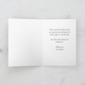 Bester Vater je! Karte (Innenseite)