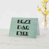 Bester Vater je Karte (Gelbe Blume)