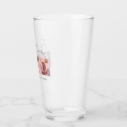 Bester Vater je Keepake Multi-Foto-Glas Glas (Links)