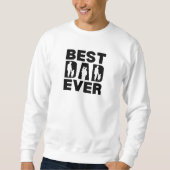 Bester Vater je Kind Silhouette Sweatshirt (Vorderseite)