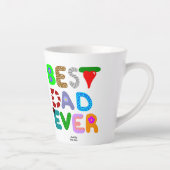 Bester Vater je Kleine Latte-Tasse Milchtasse (Rechts)