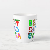 Bester Vater je Kleine Latte-Tasse Milchtasse (Vorderseite)