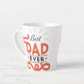 Bester Vater je kleine Latte-Tasse - Perfektes Ges Milchtasse (Linke Ecke)
