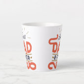 Bester Vater je kleine Latte-Tasse - Perfektes Ges Milchtasse (Vorderseite)