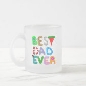 Bester Vater je Kleine Mattierte Glass-Tasse Mattglastasse (Links)