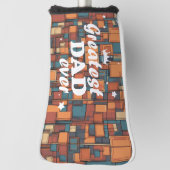 "Bester Vater je", kundenspezifisch gedruckt Golf Headcover (Rotieren 90)