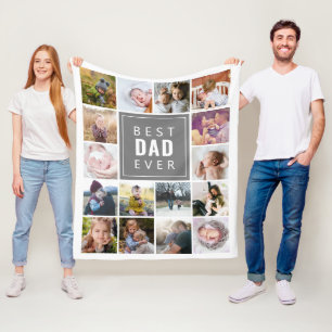 Bester Vater je kundenspezifisch Personalisiert Fleecedecke
