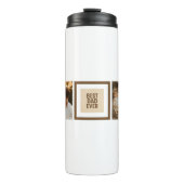 Bester Vater je | Kundenspezifisches Foto-Geschenk Thermosbecher (Vorderseite)