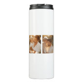 Bester Vater je | Kundenspezifisches Foto-Geschenk Thermosbecher (Rückseite)