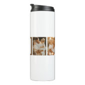 Bester Vater je | Kundenspezifisches Foto-Geschenk Thermosbecher (Nach rechts gedreht)