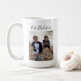 Bester Vater je kundenspezifisches Foto Moderne Ka Kaffeetasse