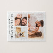 Bester Vater je kundenspezifisches Foto Vatertagsk Puzzle (Horizontal)