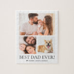 Bester Vater je kundenspezifisches Foto Vatertagsk Puzzle<br><div class="desc">Feiern Sie den Tag des Vaters mit einem herzlichen Geschenk - dem besten Vater je individuelles Fotocollage-Puzzle. Personalisieren Sie mit Ihren Lieblings-Fotos, um einen einzigartigen Sake zu schaffen, den Vater zusammen stellen wird. Ein nachdenkliches, interaktives Geschenk für Väter, Großpas und Vater Figuren.</div>