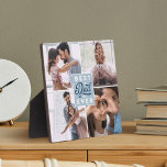 Bester Vater je kundenspezifisches Vierer-Foto-Sor Fotoplatte<br><div class="desc">Zeigen Sie Ihrem phantastischen Papa, wie wunderbar er ist mit unserer maßgeschneiderten "Best Papa jemals"-Foto-Collage-Plakette. Das Design ist mit "Best Vater Ever" in einem lustigen stylischen typografischen Design in marineblau & hellblau entworfen. Passen Sie mit dem Jahr an, zusammen mit vier Ihrer eigenen Fotos. Es schafft ein wirklich einzigartiges personalisiertes...</div>