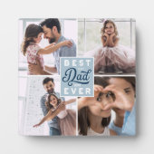 Bester Vater je kundenspezifisches Vierer-Foto-Sor Fotoplatte (Vorderseite)