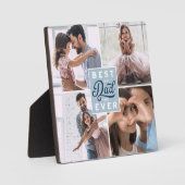 Bester Vater je kundenspezifisches Vierer-Foto-Sor Fotoplatte (Vorderseite)