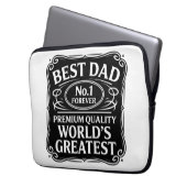 Bester Vater je Laptopschutzhülle (Vorderseite Links)