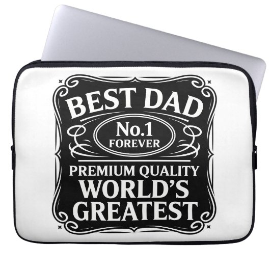 Bester Vater je Laptopschutzhülle (Vorderseite)