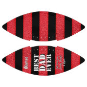 Bester Vater je Leder Print Vatertag Football (Paneele)