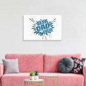 Bester Vater je Leinwanddruck (Insitu (Wohnzimmer))