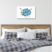 Bester Vater je Leinwanddruck (Insitu (Schlafzimmer))