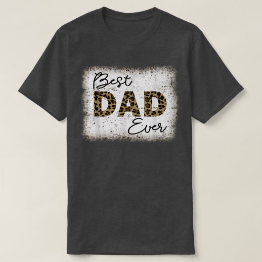 Bester Vater je Leopard Geparde, Vater Mutter Matc T-Shirt (Design vorne)