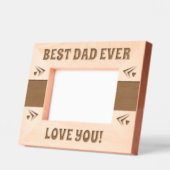 Bester Vater je Liebe Geätzte Rahmen (Links)