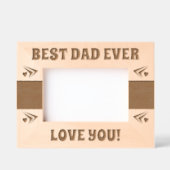 Bester Vater je Liebe Geätzte Rahmen (Vorderseite)