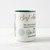 Bester Vater je Luke 15:20 Bester Vater Zweifarbige Tasse (Mittel)