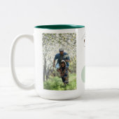 Bester Vater je Luke 15:20 Bester Vater Zweifarbige Tasse (Links)