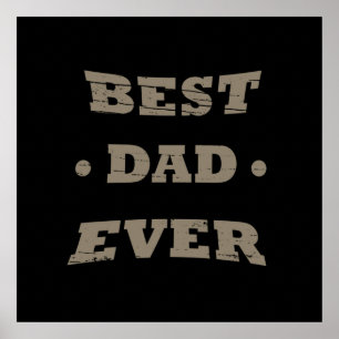 Bester Vater je lustige Väter Tag Poster