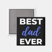 Bester Vater je Magnet (Vorderseite/Rückseite)