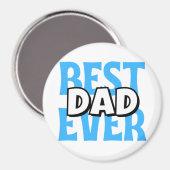 Bester Vater je Magnet (Vorderseite/Rückseite)