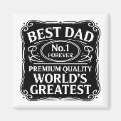 Bester Vater je Magnet (Vorne)