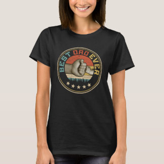 Bester Vater je Männer Vintag Retro Dekoration Dad T-Shirt