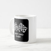 Bester Vater je Markierflags Benutzerdefiniertes F Kaffeetasse (Vorderseite Links)
