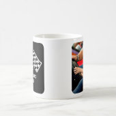 Bester Vater je Markierflags Benutzerdefiniertes F Kaffeetasse (Mittel)