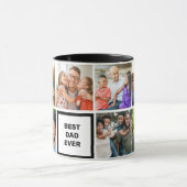 Bester Vater je - maßgeschneidertes Foto des moder Tasse (Zentrum)