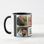 Bester Vater je - maßgeschneidertes Foto des moder Tasse (Links)