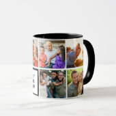 Bester Vater je - maßgeschneidertes Foto des moder Tasse (VorderseiteRechts)