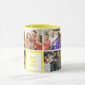 Bester Vater je - maßgeschneidertes Foto des moder Tasse (Zentrum)