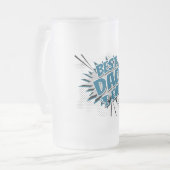 Bester Vater je Mattglas Bierglas (Vorderseite Links)