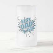 Bester Vater je Mattglas Bierglas (Mittel)