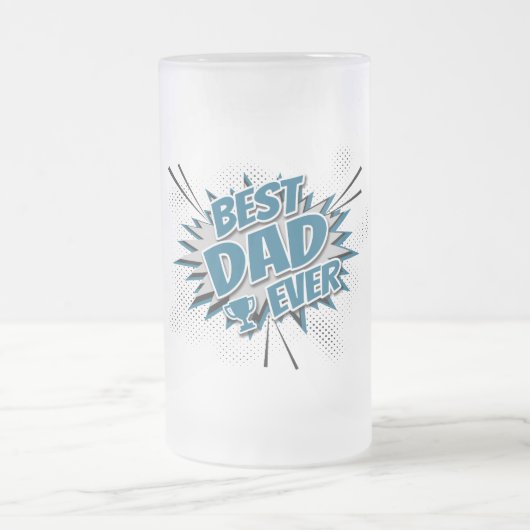 Bester Vater je Mattglas Bierglas (Mittel)
