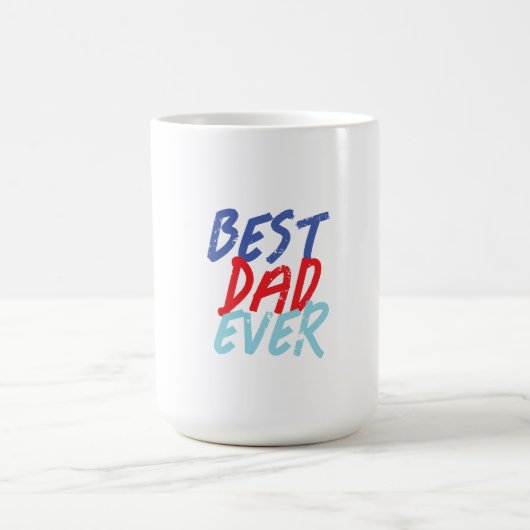 Bester Vater je Minimalistisch Cool Beruflich Kaffeetasse (Mittel)