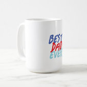 Bester Vater je Minimalistisch Cool Beruflich Kaffeetasse (Vorderseite Links)